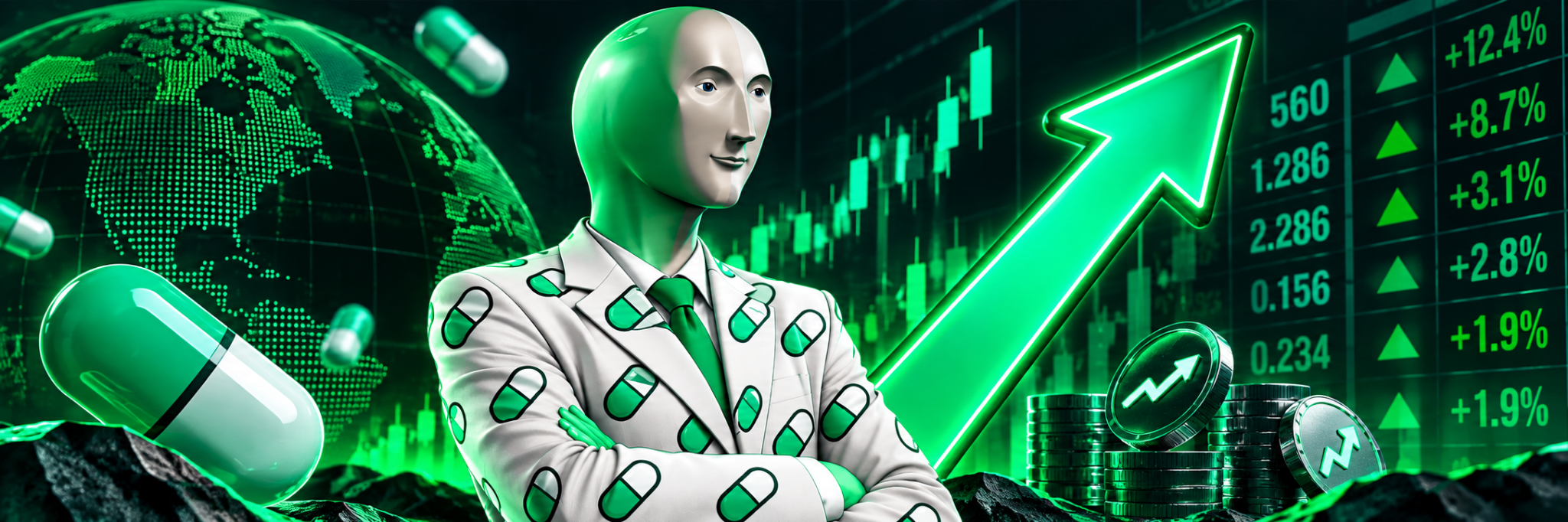 Pumponks global green market banner